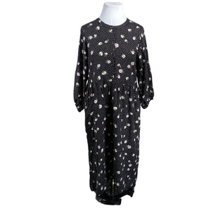 Unisex Kaffe - Mitteveniv kleit, suurus 42 - Must (1)