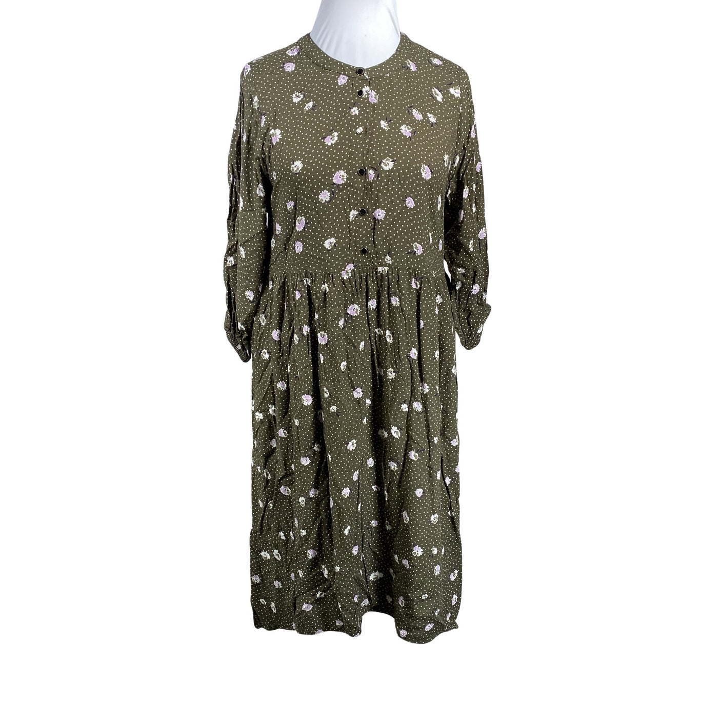 Unisex Kaffe - Mitteveniv kleit, suurus 42 - Roheline (1)