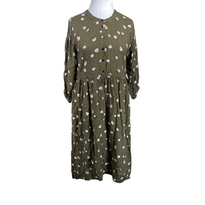 Unisex Kaffe - Mitteveniv kleit, suurus 42 - Roheline (1)