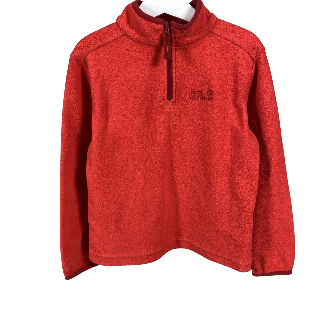 Unisex Jack Wolfskin - Fliispluus, suurus 122 - 128 - Punane (1)