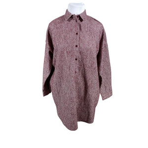 Unisex DeFacto - Flanellsärk, suurus L - Veinipunane (1)