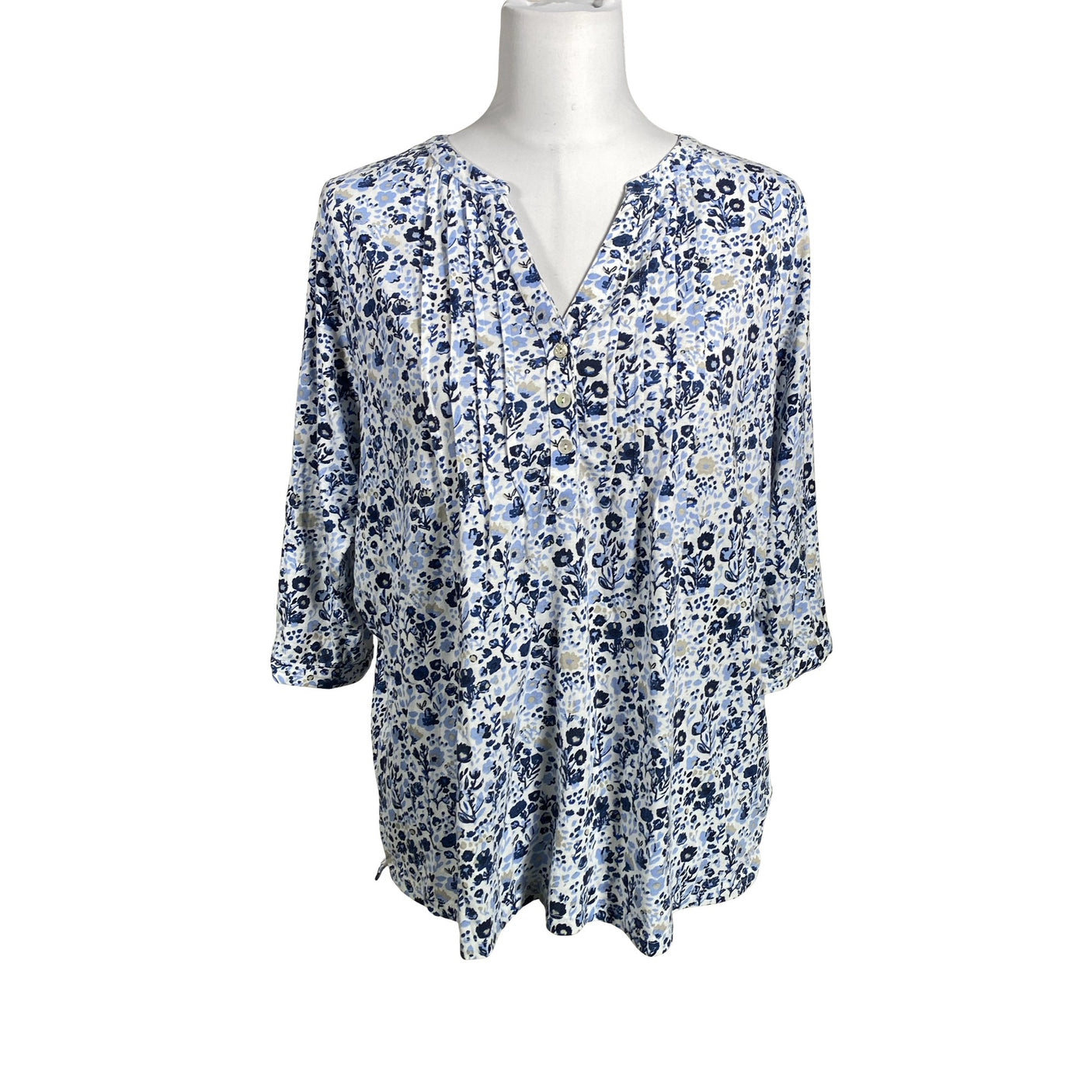 Unisex O.I.S - Trikotaažist pluus, suurus 40 - Sinine (1)