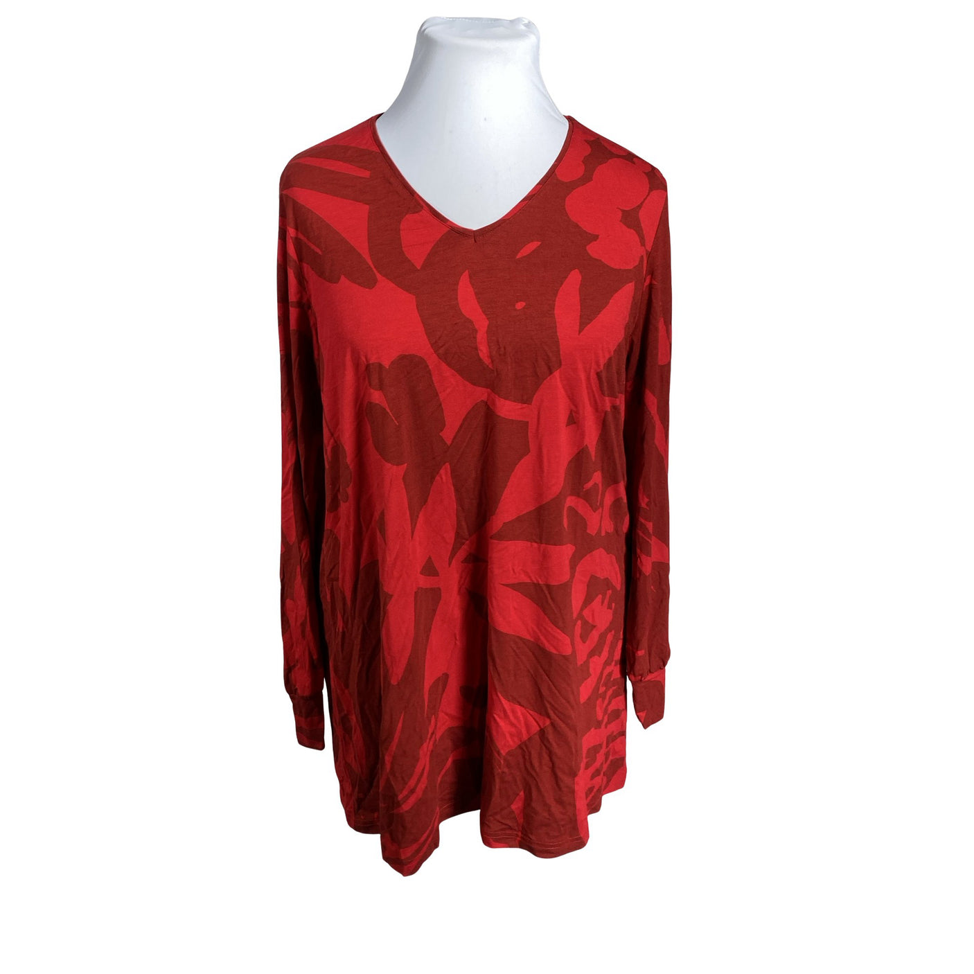 Unisex Nanso - Trikotaažist tuunika, suurus 42 - Punane (1)