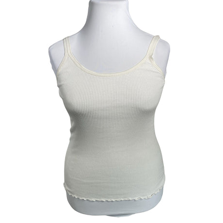 Unisex Rosemunde - Trikotaažist topp, suurus 42 - Valge ()