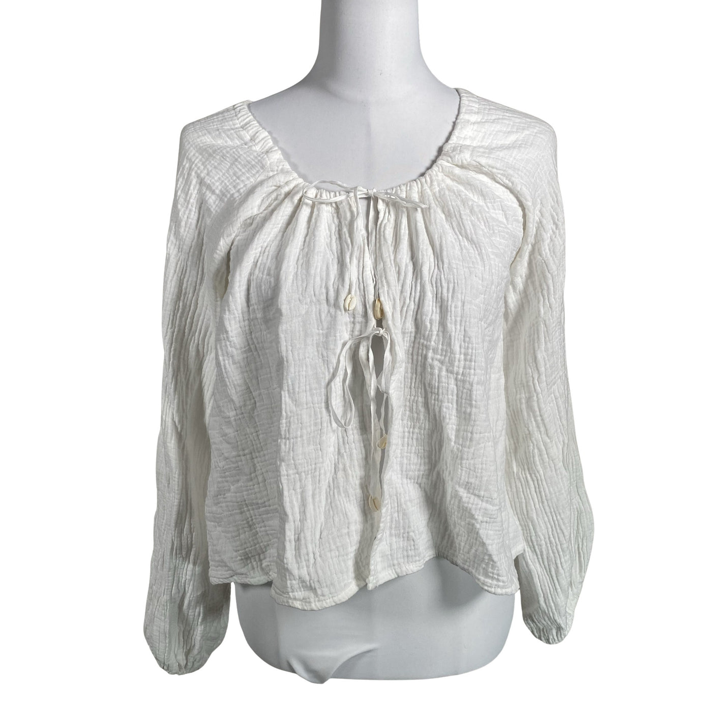 Unisex ROURI - Pluus, suurus 40 - Valge (1)