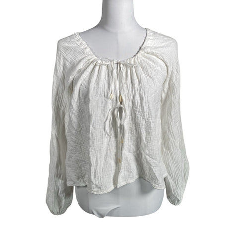 Unisex ROURI - Pluus, suurus 40 - Valge ()