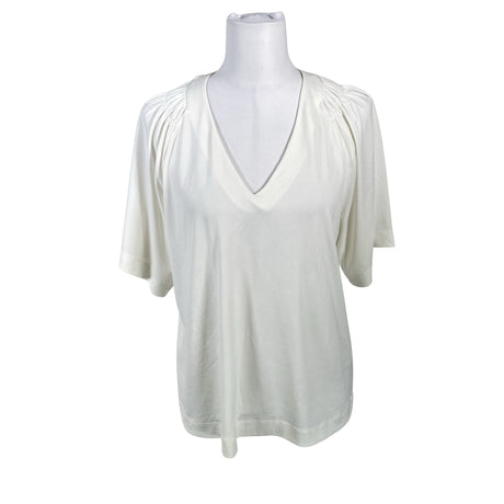 Unisex Banana Republic - Lühikeste käistega pluus, suurus 40 - Valge ()