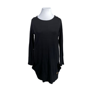 Unisex Blaa - Trikotaažist kleit, suurus 42 - Must (1)
