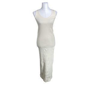 Unisex Arket - Trikotaažist kleit, suurus 34 - Looduslik valge (1)
