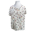 Unisex Laura Kent - Lühikeste käistega pluus, suurus 48 - Valge ()