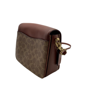Unisex Coach - Õlakott, suurus Mini - Pruun (2)