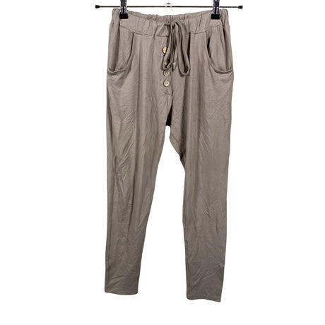 Unisex Bypias - Trikotaažist püksid, suurus 34 - Pruun ()