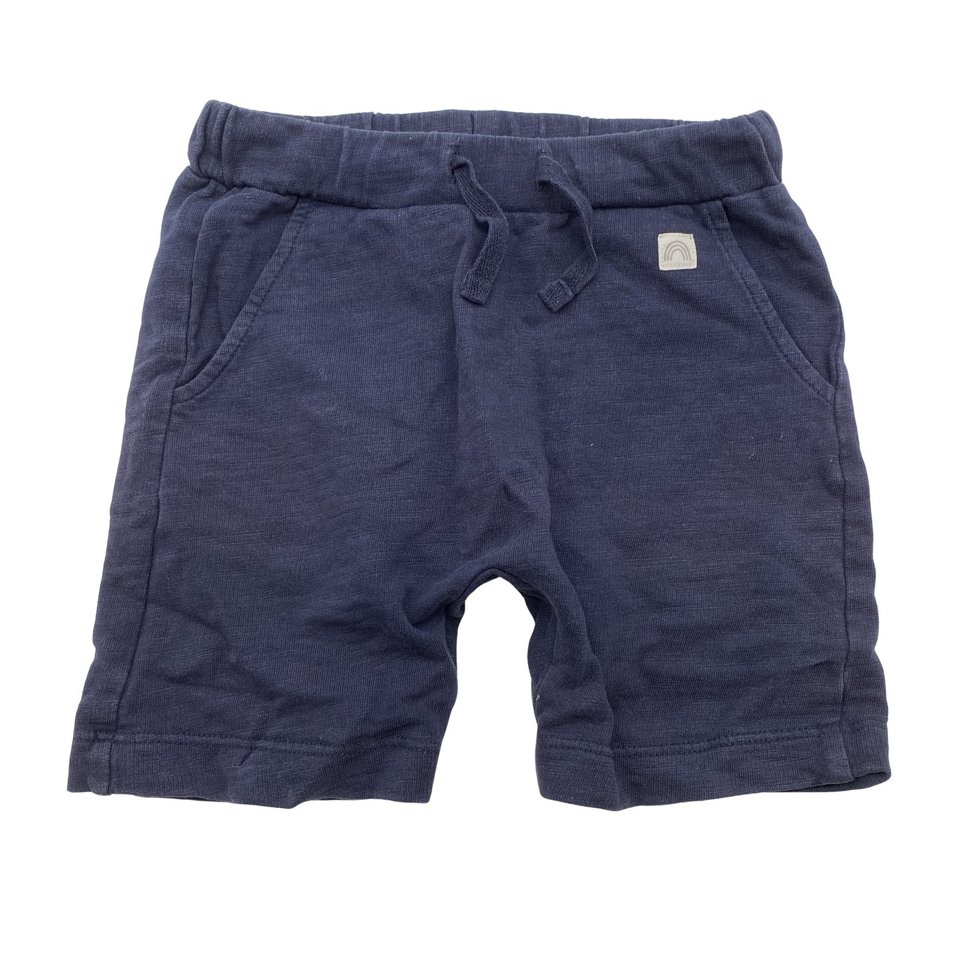 Unisex Lindex - Dressikangast lühikesed püksid, suurus 80 - 86 - Sinine (1)