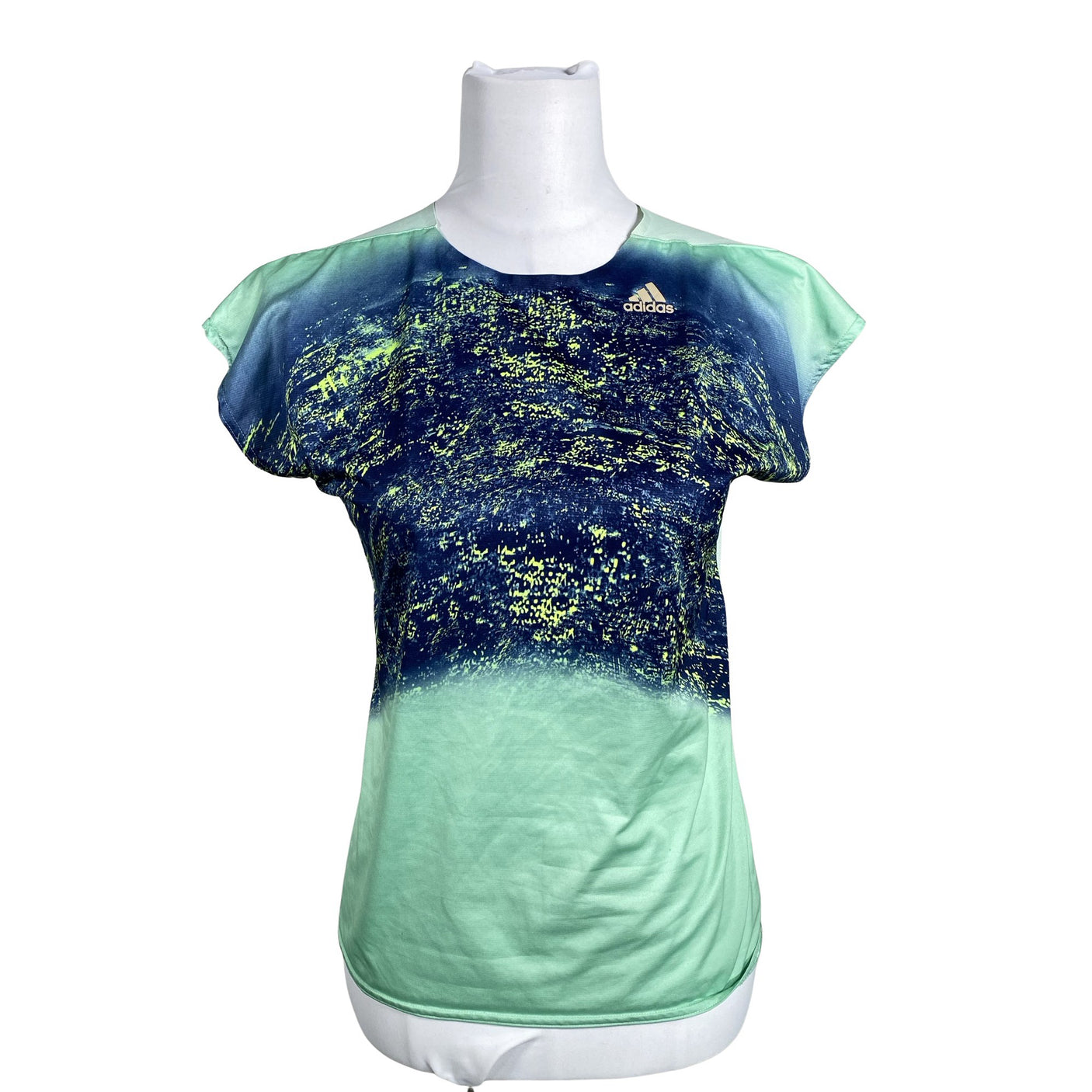 Unisex Adidas - Spordisärk, lühikesed käised, suurus 38 - Roheline (1)