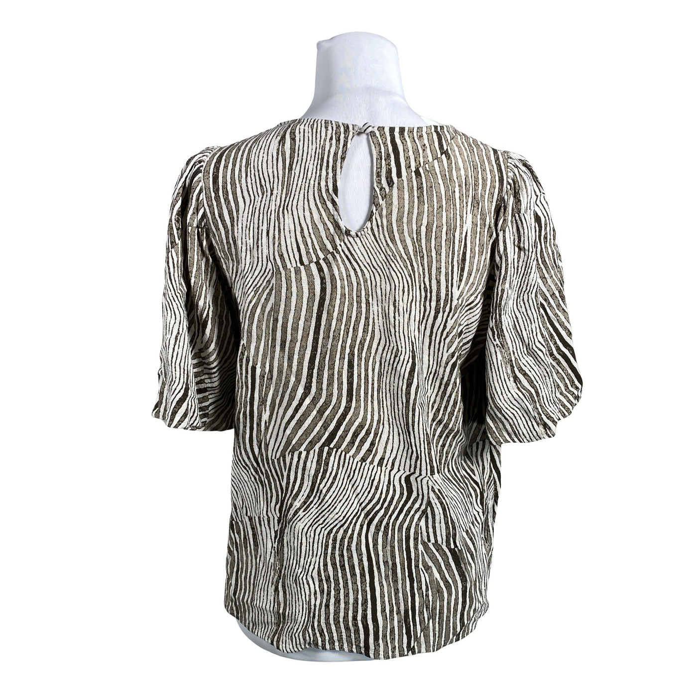 Unisex Selected - Lühikeste käistega pluus, suurus 40 - Pruun (2)