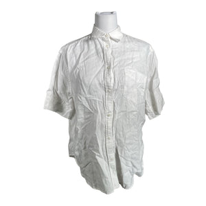 Unisex Gant - Lühikeste käistega pluus, suurus 38 - Valge (1)
