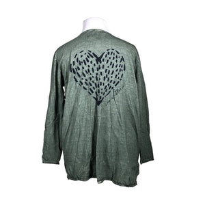 Unisex Gina Benotti - Kardigan, suurus 44 - Roheline (2)