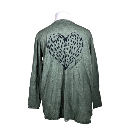 Unisex Gina Benotti - Kardigan, suurus 44 - Roheline (2)