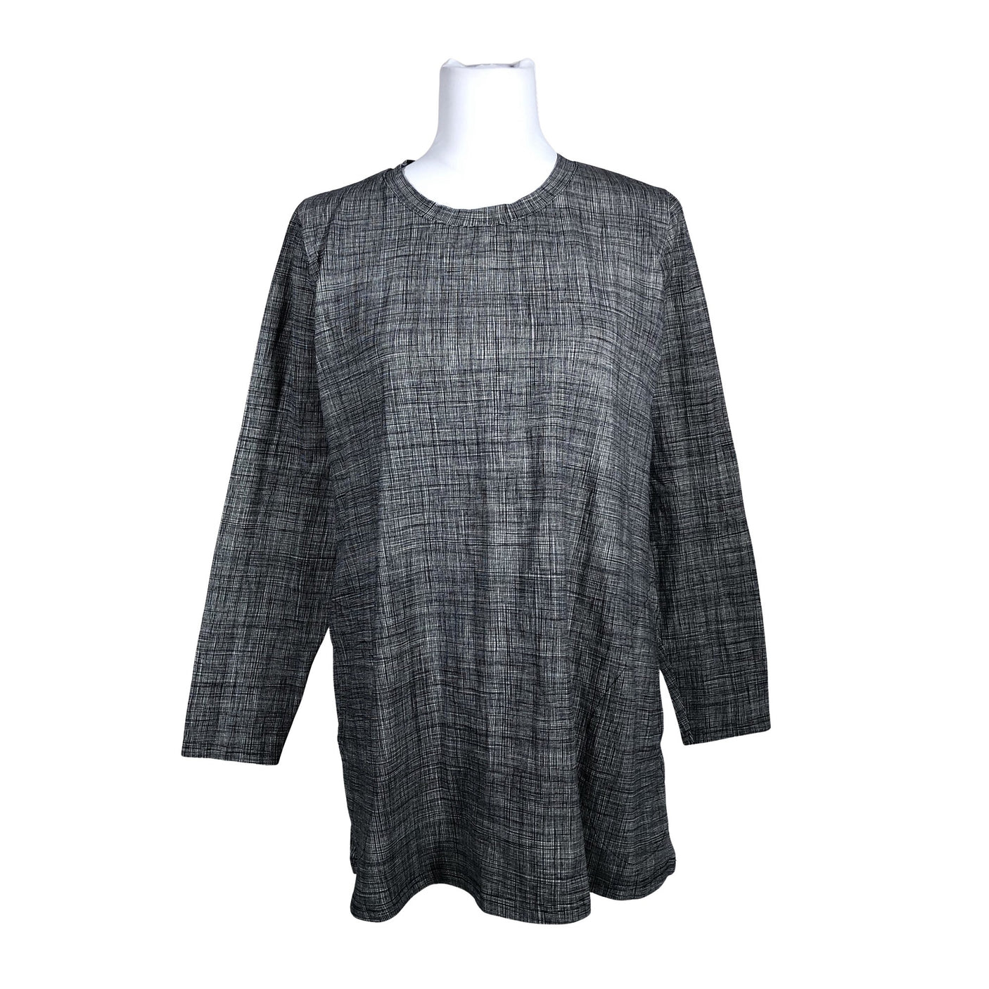 Unisex Nanso - Trikotaažist tuunika, suurus 40 - Hall (1)