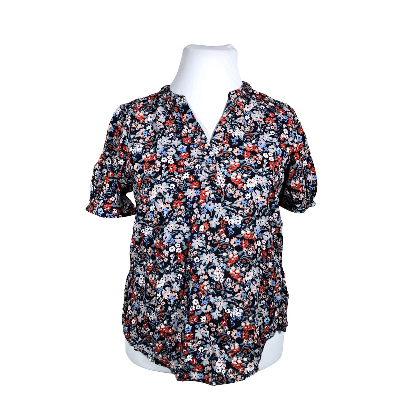 Unisex Esprit - Lühikeste käistega pluus, suurus 42 - Sinine (1)
