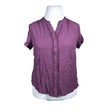 Unisex Rose Bud - Lühikeste käistega pluus, suurus 44 - Lilla ()