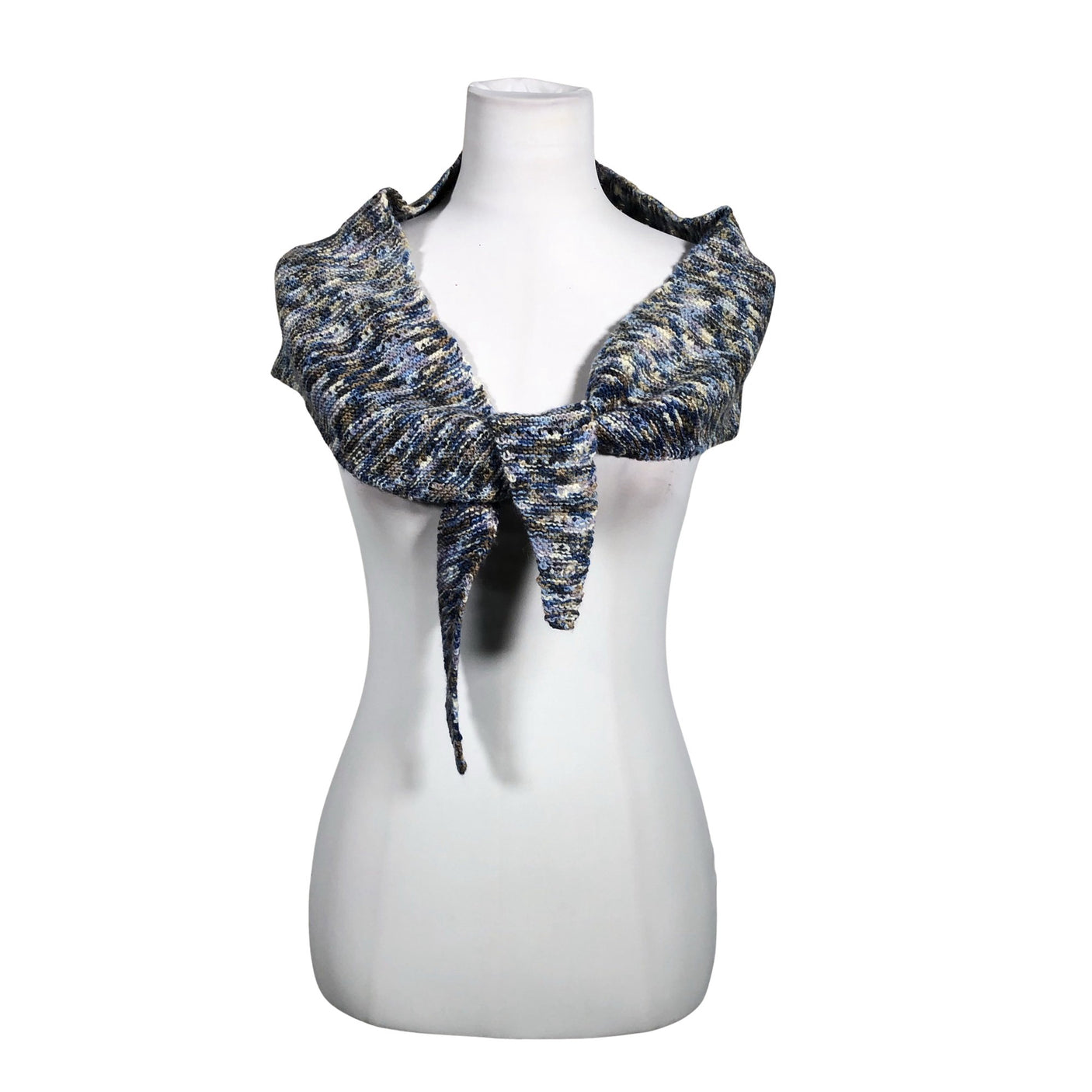 Unisex Handmade - Õlasall, suurus Midi - Helesinine (1)