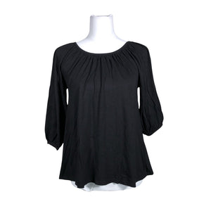Unisex Nanso - Trikotaažist pluus, suurus 36 - Must (1)