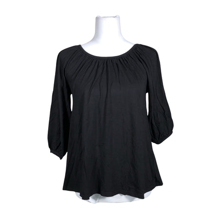 Unisex Nanso - Trikotaažist pluus, suurus 36 - Must ()