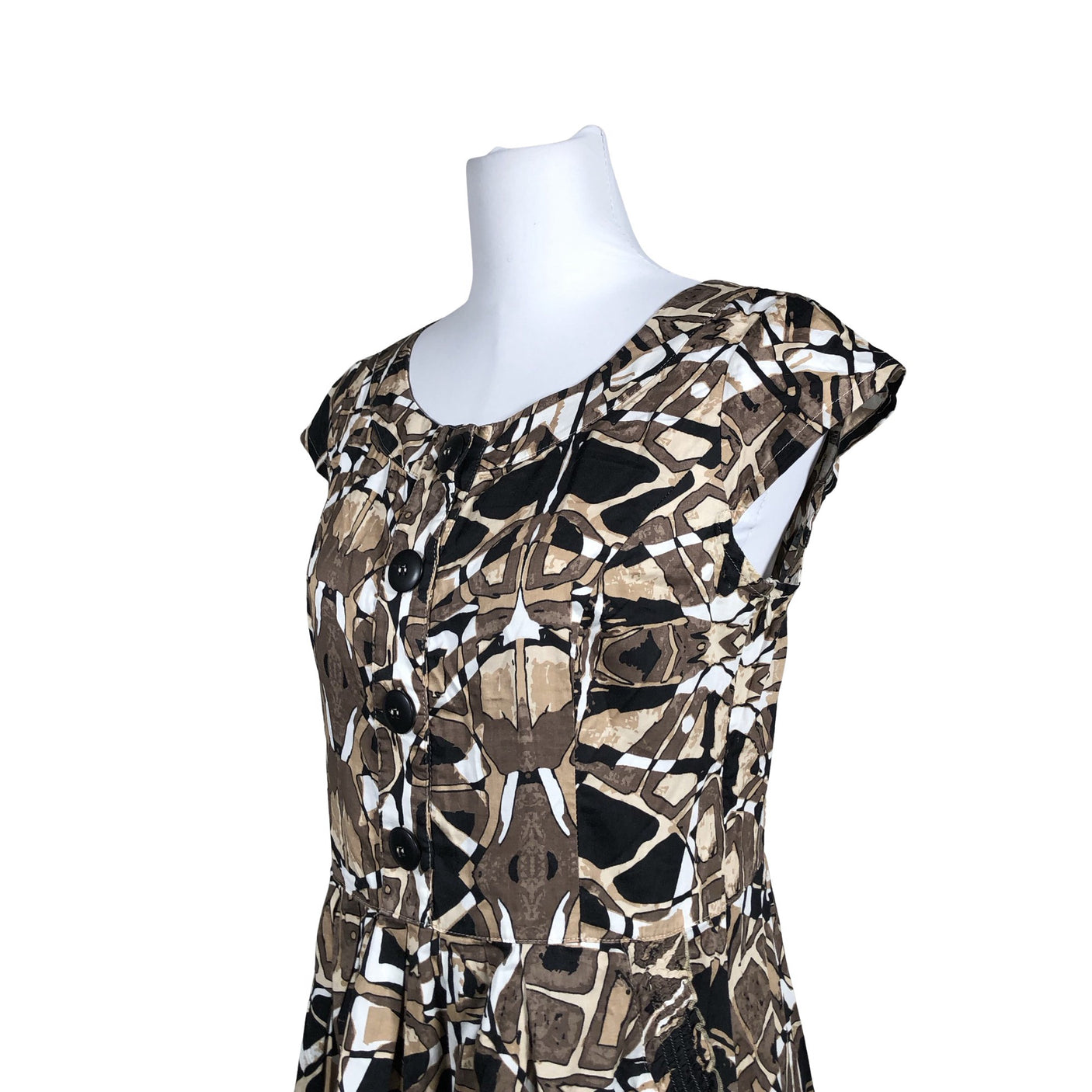 Unisex Andiata - Mitteveniv kleit, suurus 38 - Pruun (2)