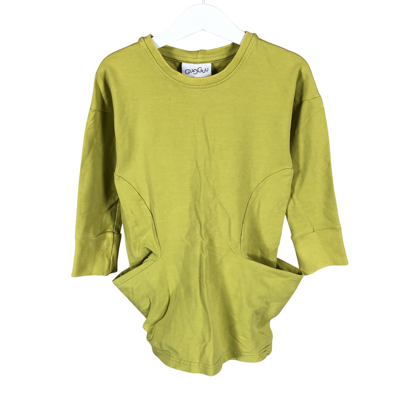 Unisex Gugguu - Dressikangast pluus, suurus 110 - 116 - Kollane (1)