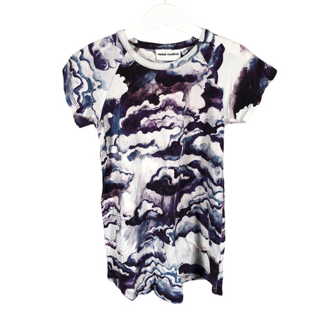 Unisex Mini Rodini - Trikotaažist kleit, suurus 116 - 122 - Valge ()