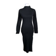 Unisex Nanso - Trikotaažist kleit, suurus 36 - Must ()