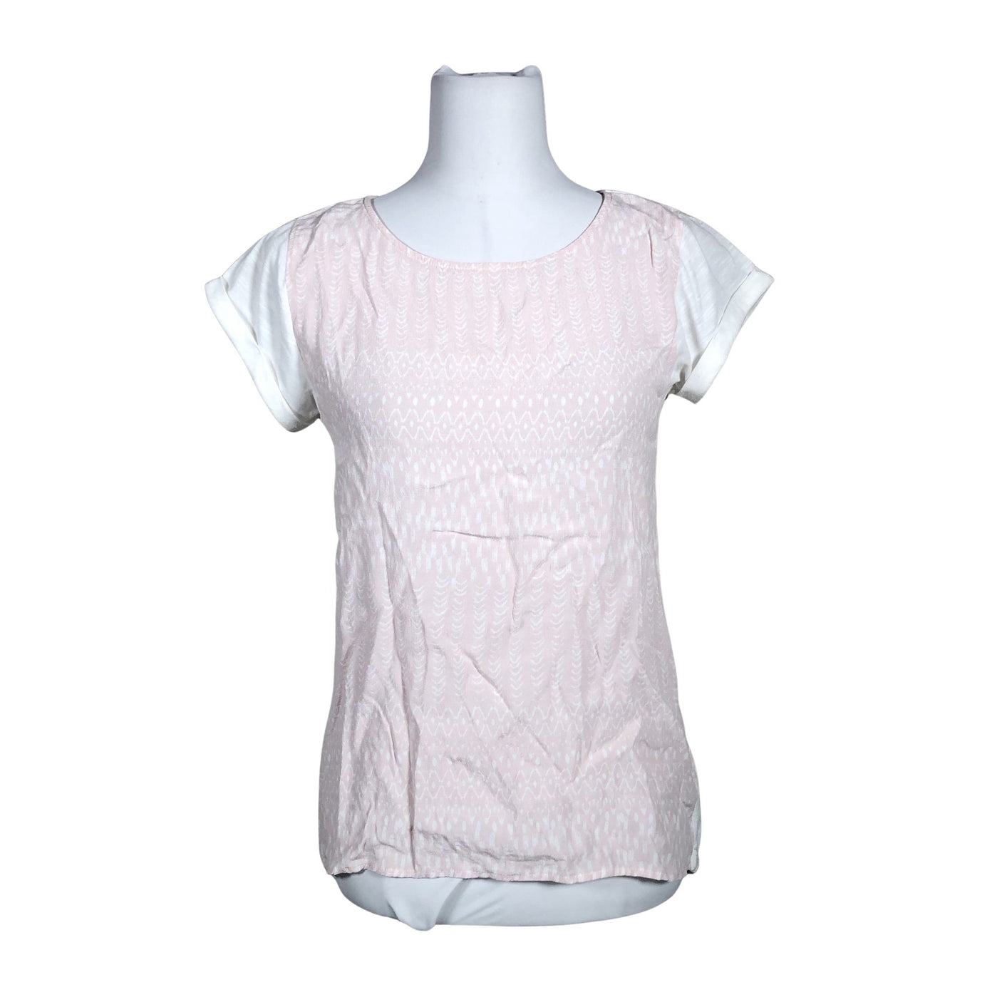 Unisex Esprit - Lühikeste käistega pluus, suurus 34 - Heleroosa (1)
