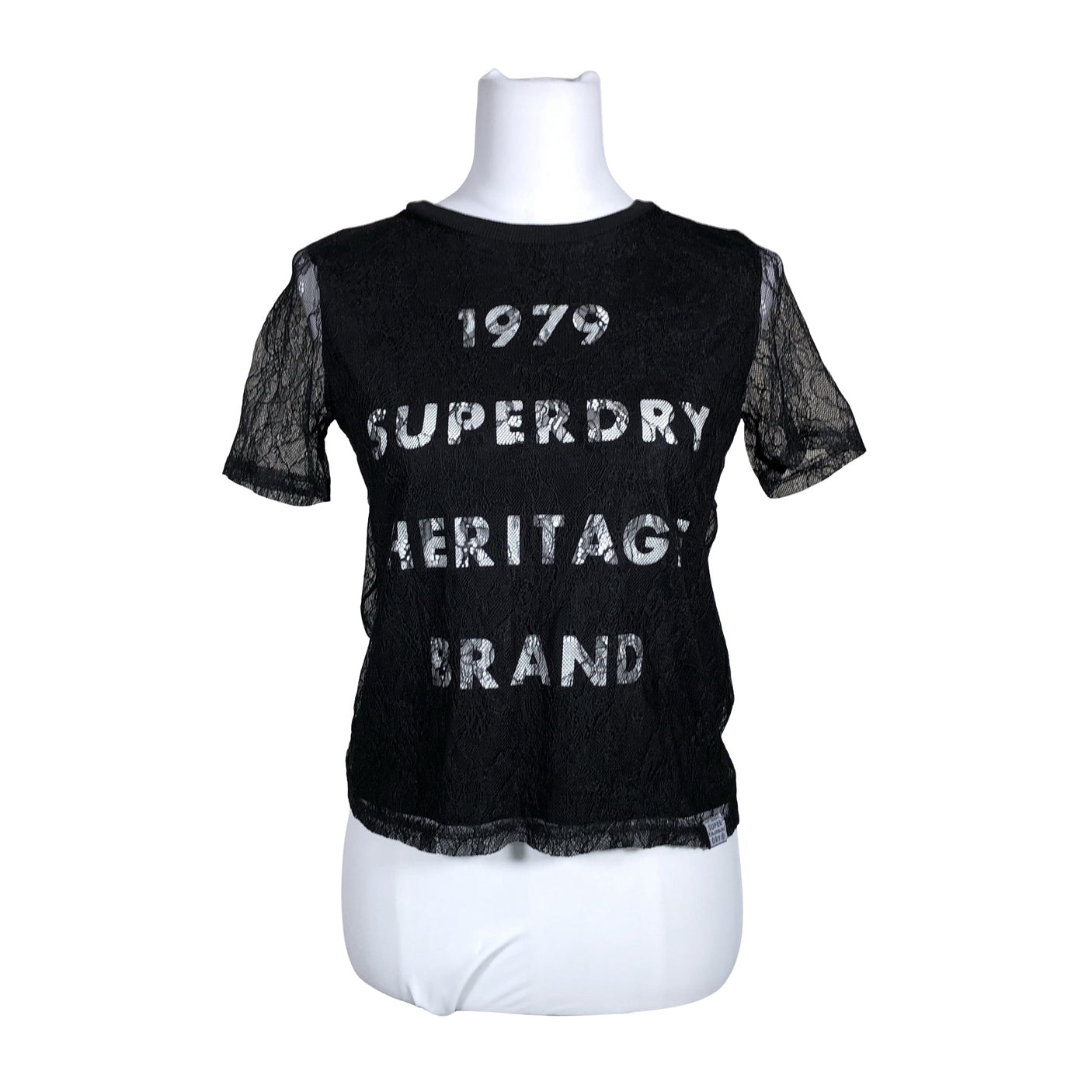 Unisex Superdry - T-särk, suurus 36 - Must (1)