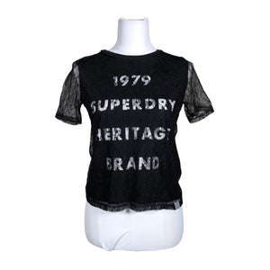 Unisex Superdry - T-särk, suurus 36 - Must (1)