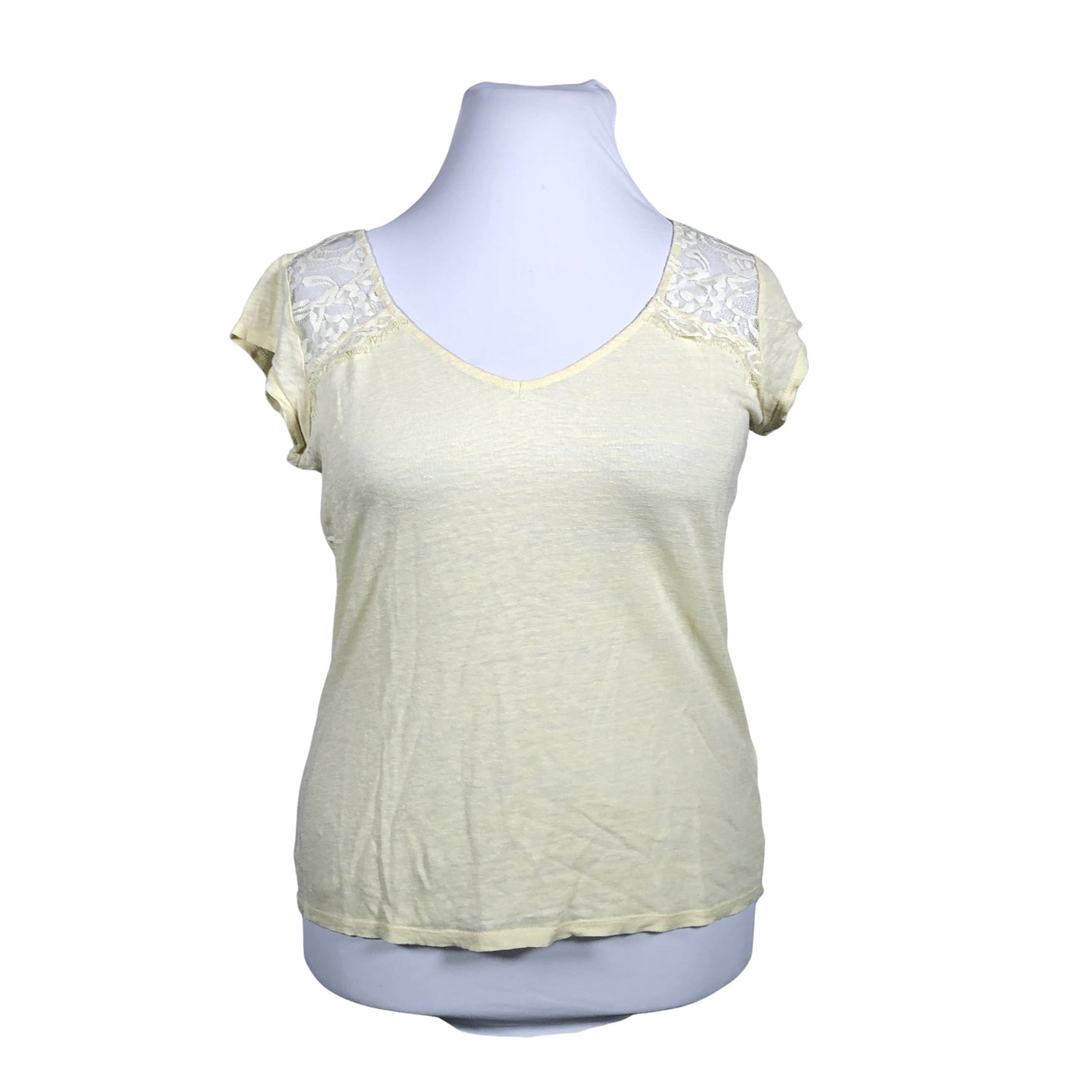 Unisex Naf Naf - T-särk, suurus 42 - Kollane (1)