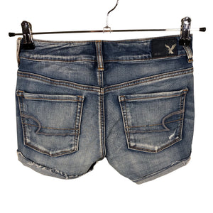 Unisex American Eagle Outfitters - Teksast lühikesed püksid, suurus 34 - Sinine (2)