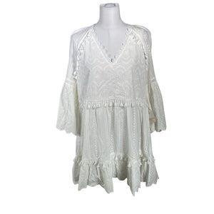 Unisex By Malina - Mitteveniv kleit, suurus 40 - Valge (1)