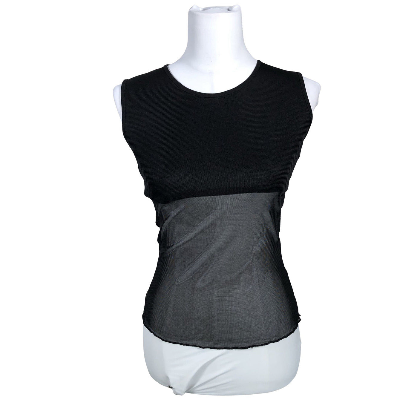 Unisex Mim - Lühikeste käistega pluus, suurus 36 - Must (1)