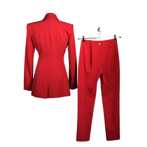Unisex Patrizia Pepe - Kostüüm, suurus 38 - Punane (3)