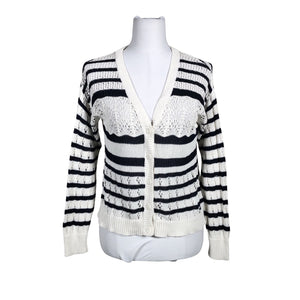 Unisex CC Double O - Kardigan, suurus 38 - Valge (1)