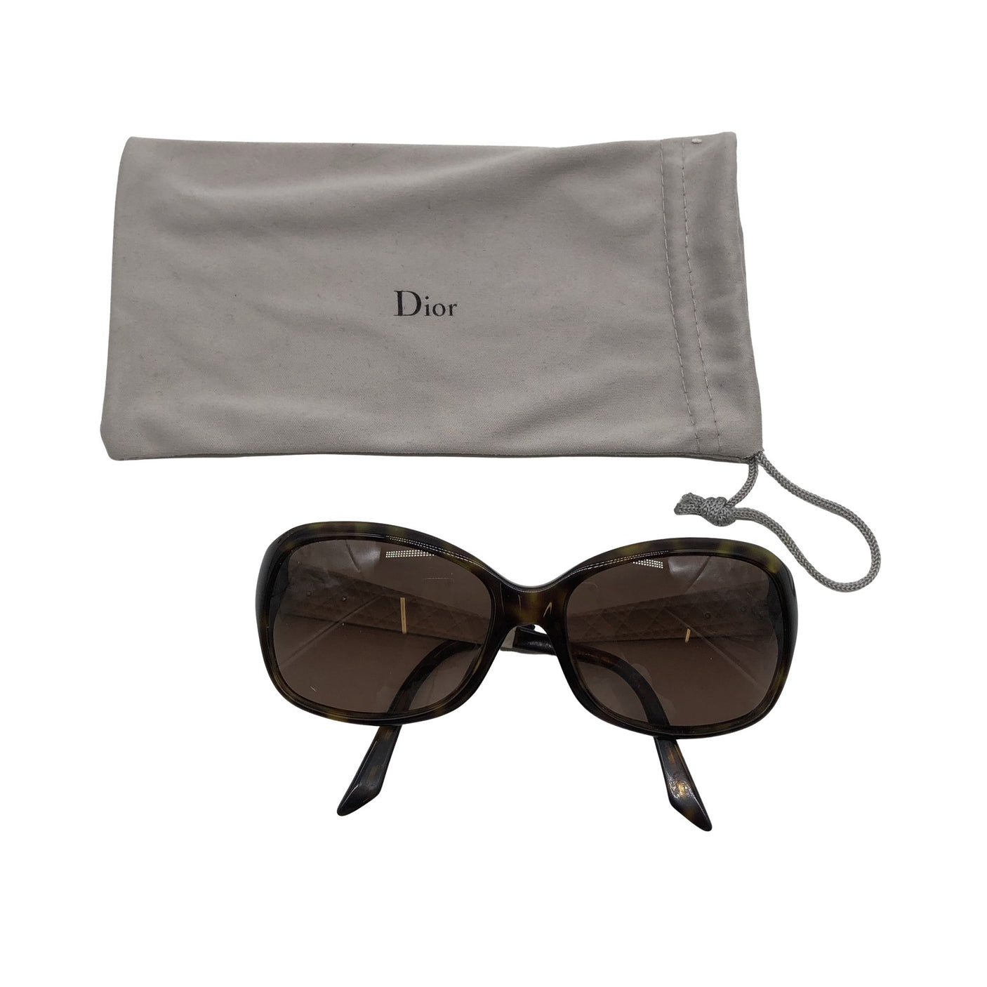 Unisex Christian Dior - Päikeseprillid, suurus Ei kokoa - Pruun (1)