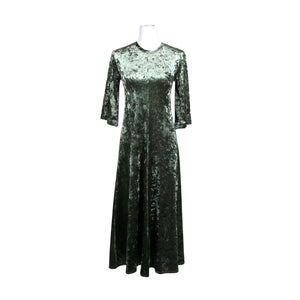 Unisex forte_forte - Trikotaažist kleit, suurus 38 - Roheline (1)