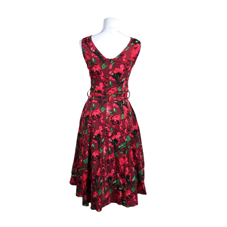 Unisex Lady Vintage - Mitteveniv kleit, suurus 38 - Punane (2)