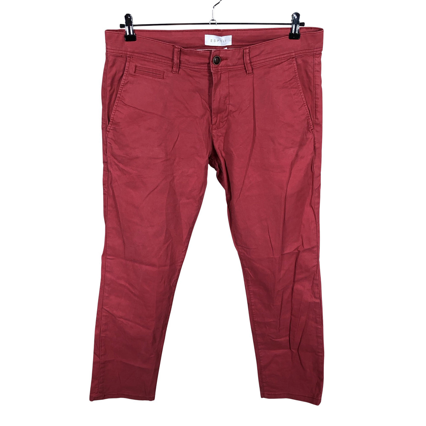 Unisex Esprit - Chino-püksid, suurus W34 - Punane (1)