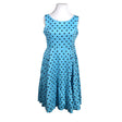 Unisex Hearts & Roses - Mitteveniv kleit, suurus 44 - Türkiis ()