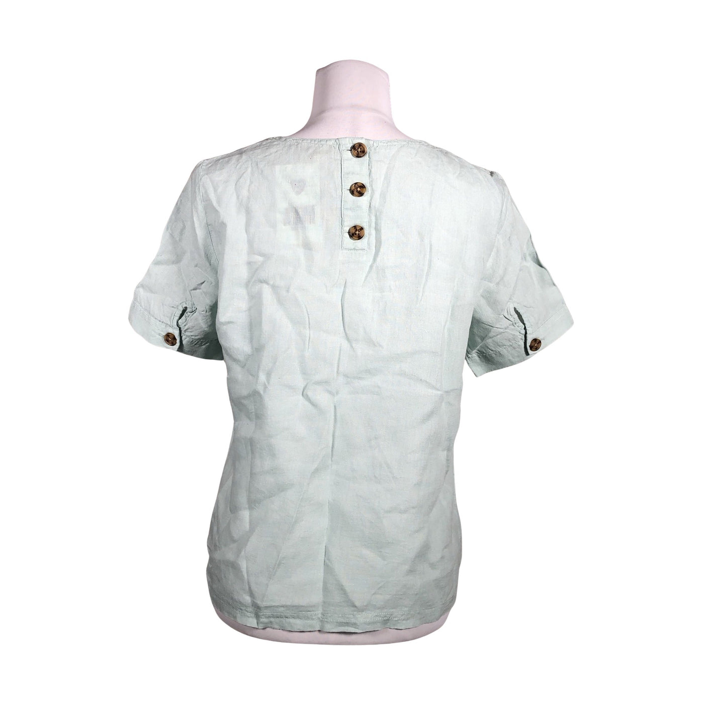 Unisex Esprit - Lühikeste käistega pluus, suurus 36 - Roheline (2)