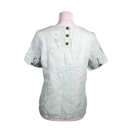 Unisex Esprit - Lühikeste käistega pluus, suurus 36 - Roheline (2)