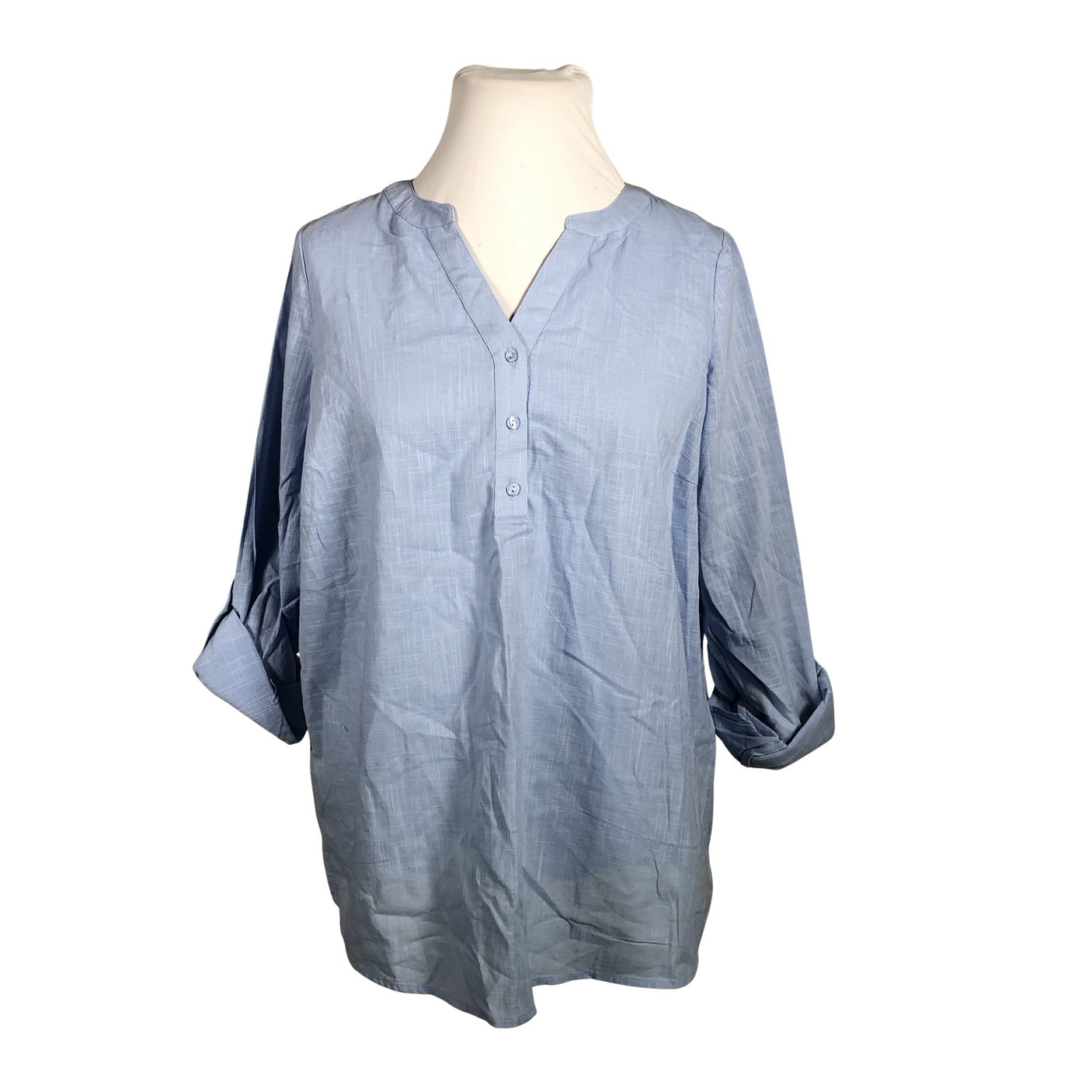 Unisex Zizzi - Pluus, suurus 42 - Helesinine (1)