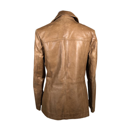 Unisex Handmade - Nahktagi, suurus 40 - Pruun (2)